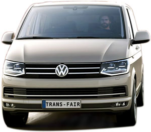 Taxi Annecy transfer uses, among other things, VW Caravelles 4 motion